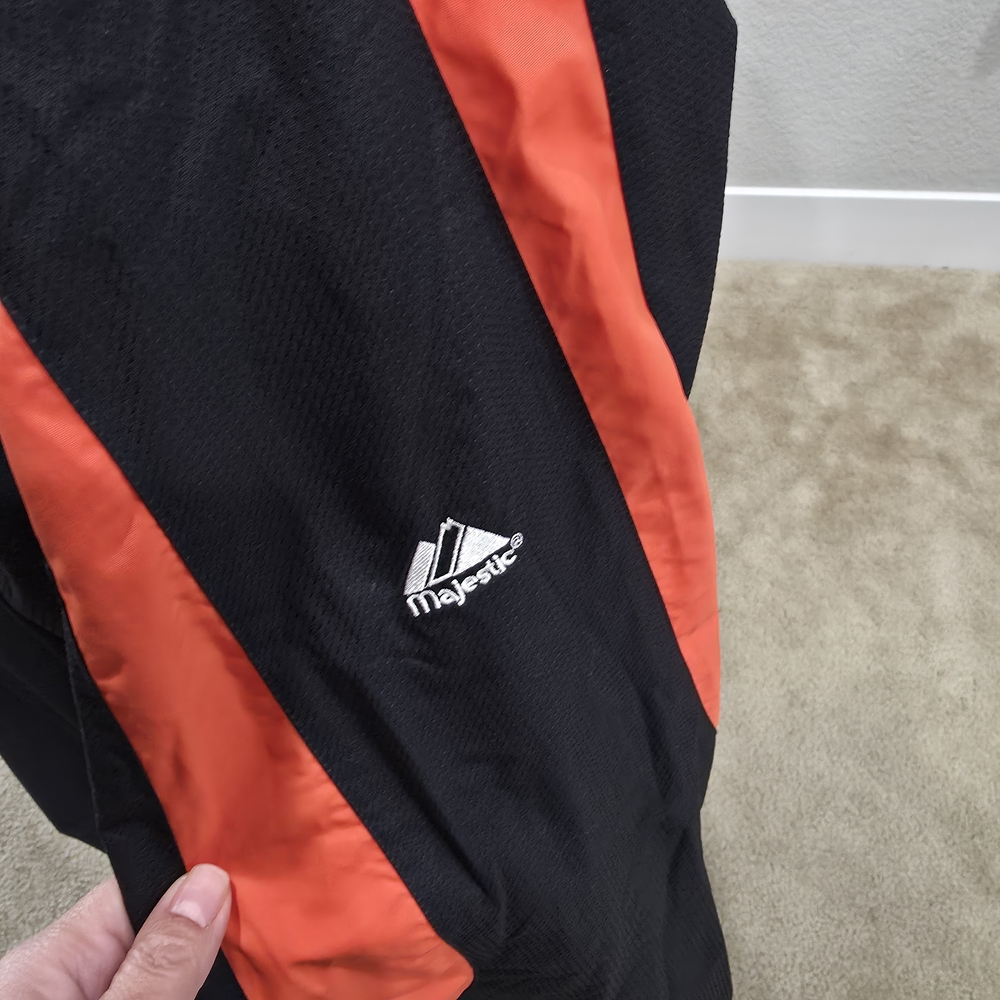 SF Giants Black And Orange Pullover With Side Zipper. - Picture 5 of 9